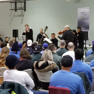 TSO Makes History with Looking at the Stars Performing Vivaldi's Four Seasons at Correctional Institutions in Kingston and Warkworth